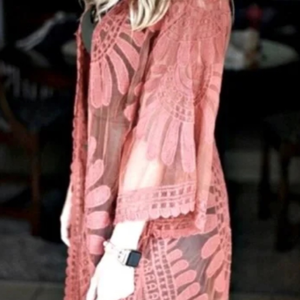 Rebellion- Open Midi Duster Cardigan